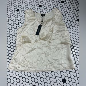 NWT Talbots sleeveless silk top size 8 petite